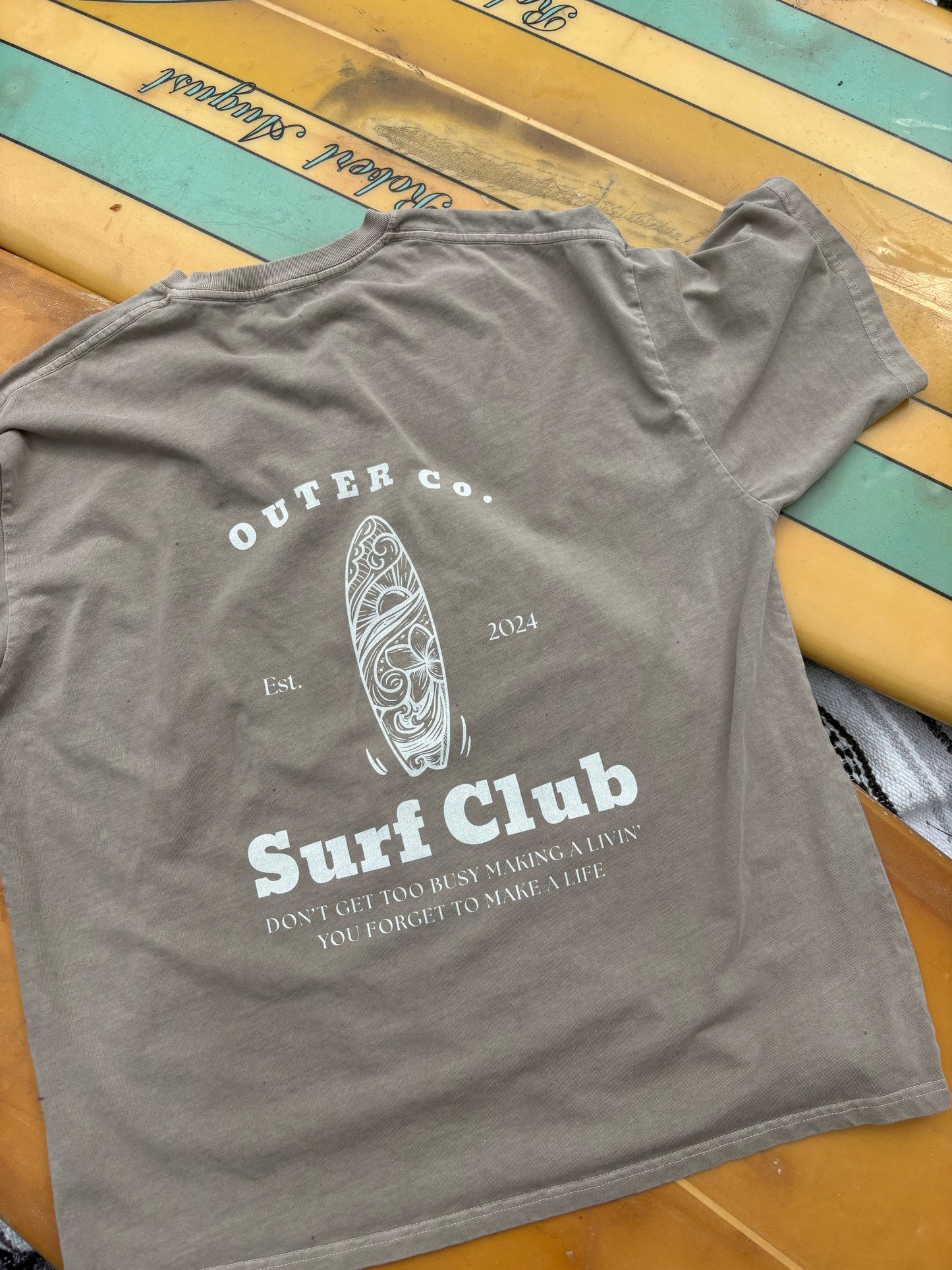 Surf Club Tee - Vintage Sand