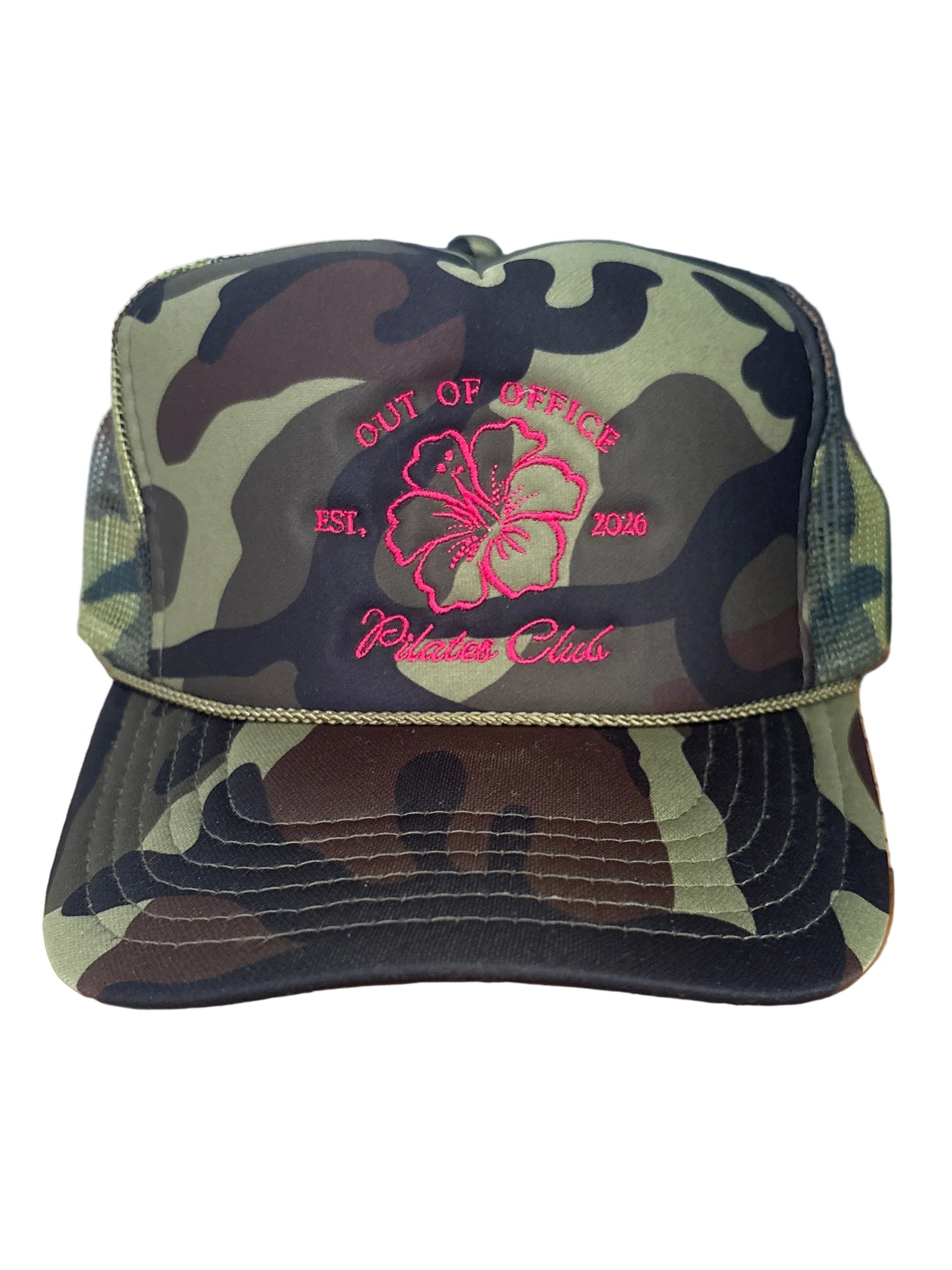 Pilates Club Trucker - Camo