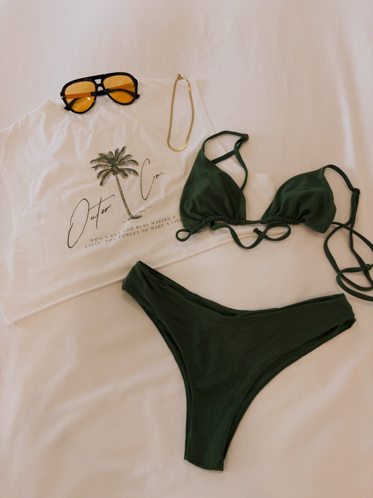 Palm Beach Crop Top
