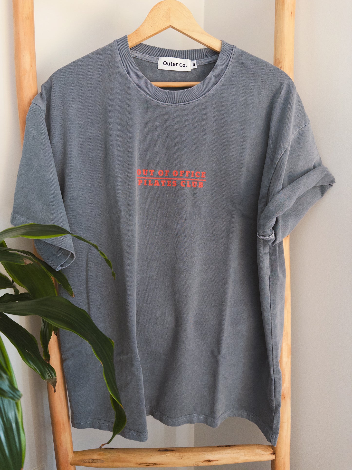 Pilates Club Tee - Vintage Blue
