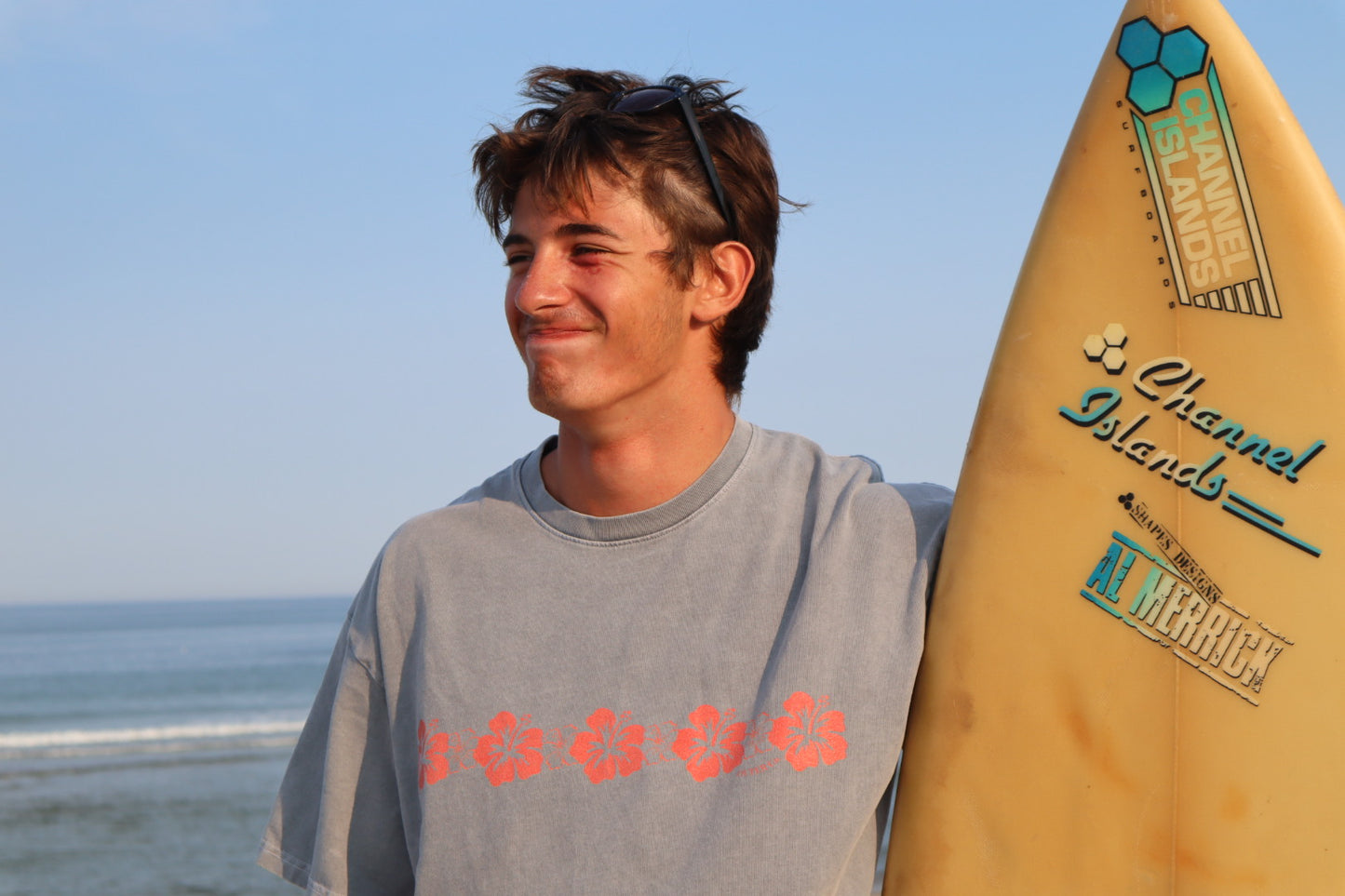 Blue Crush Tee - Vintage Blue