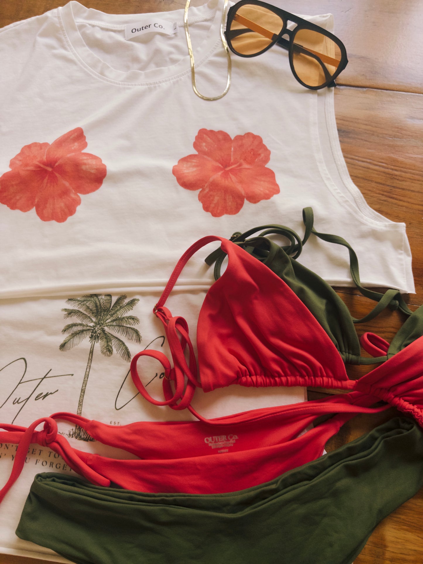 Palm Beach Crop Top