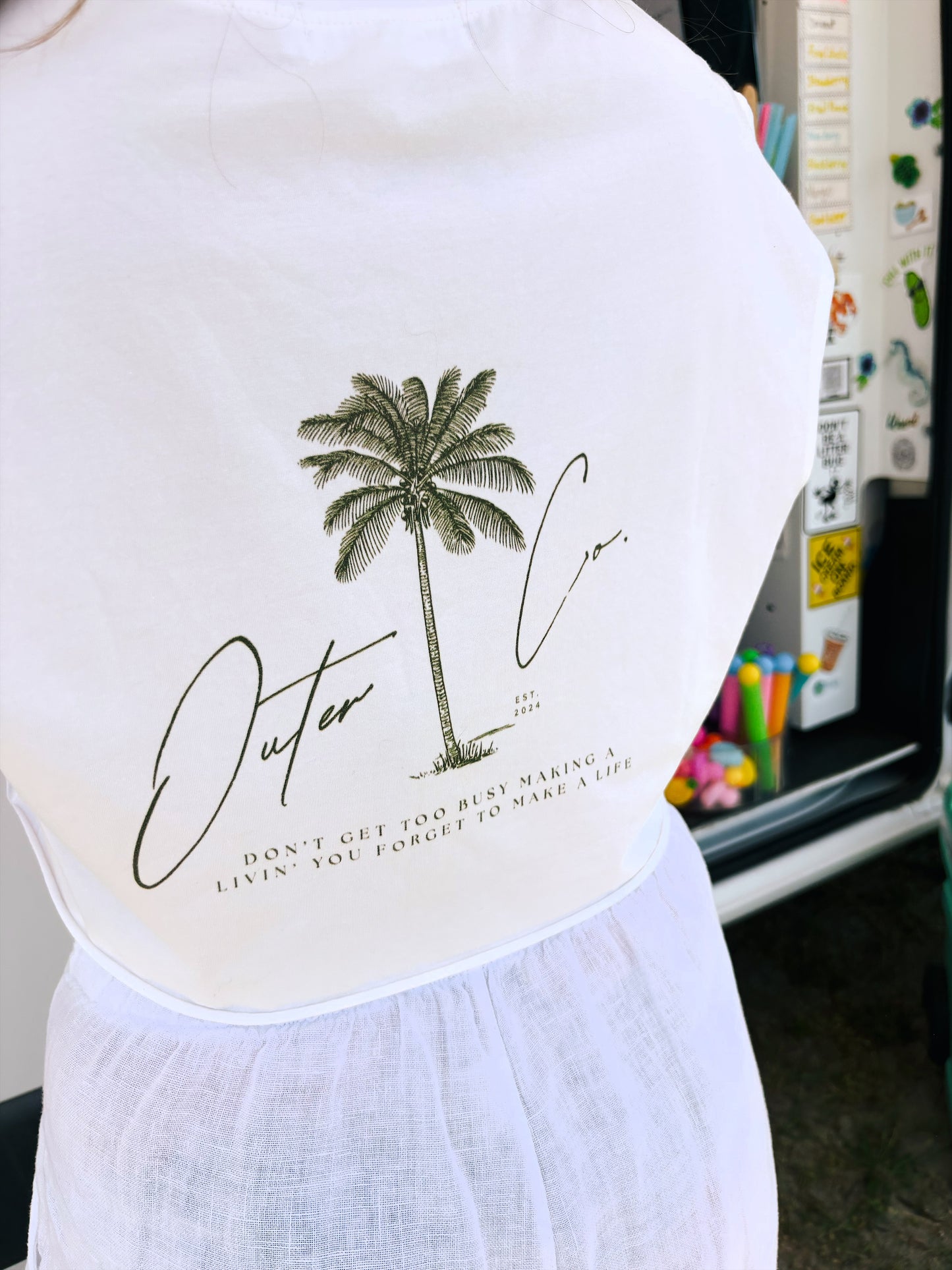 Palm Beach Crop Top