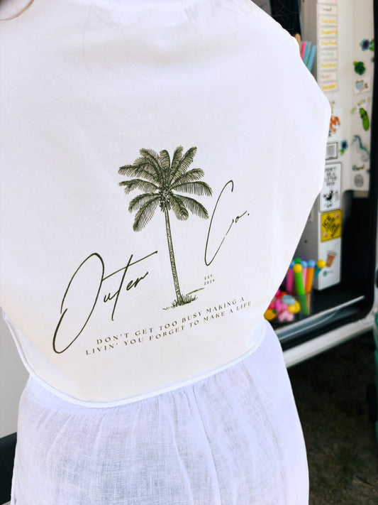 Palm Beach Crop Top