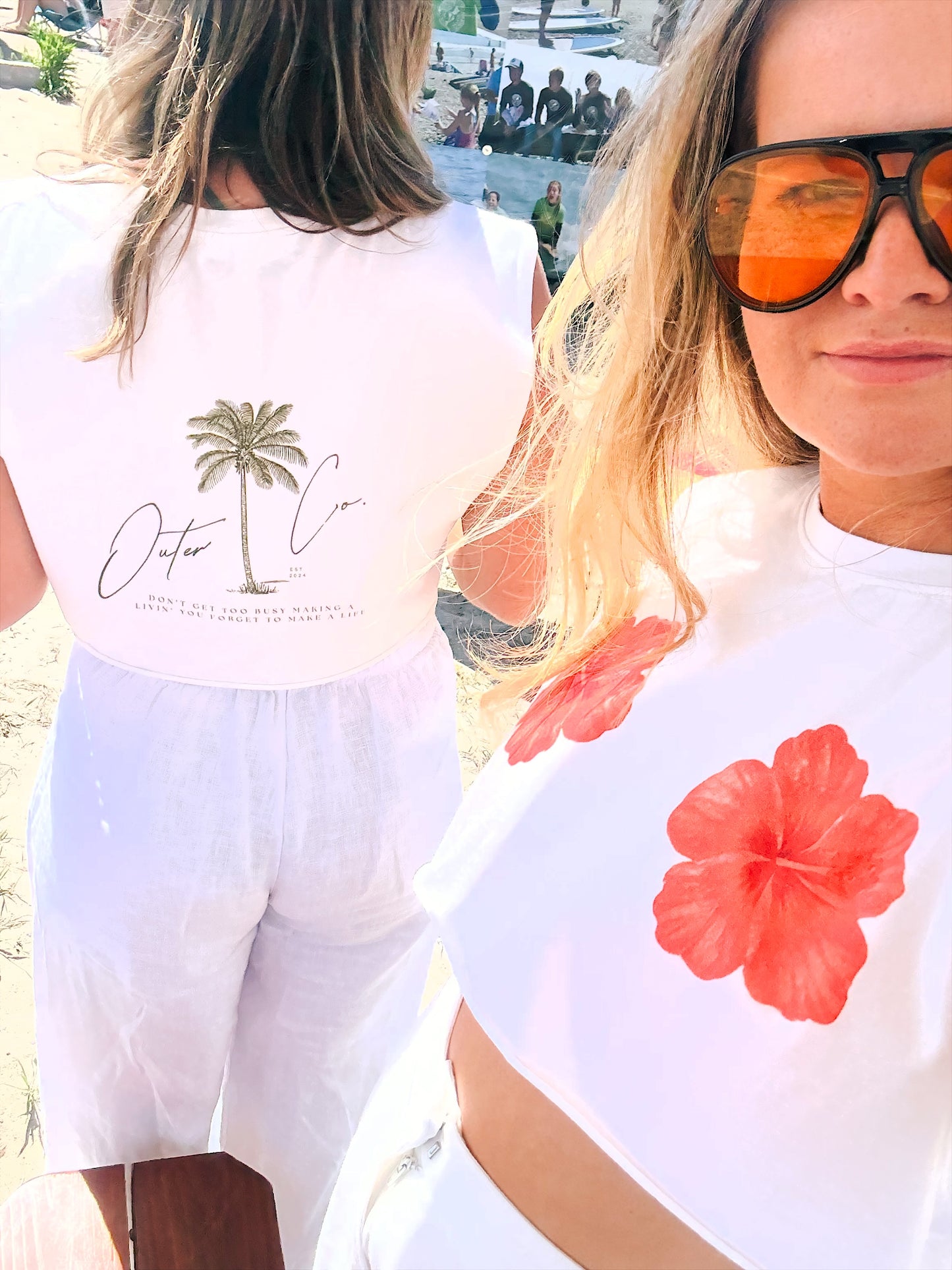 Palm Beach Crop Top